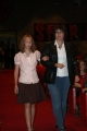 Jordan Anderson escorted by Art Teacher, Mrs. Chapman